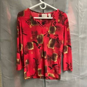 Chico’s Travelers 3/4 sleeve Top